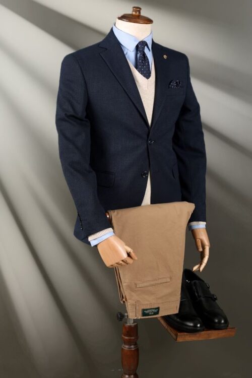 Smart Fit Navy Blue Blazer