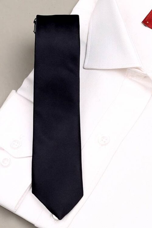 Premium Navy Blue Tie