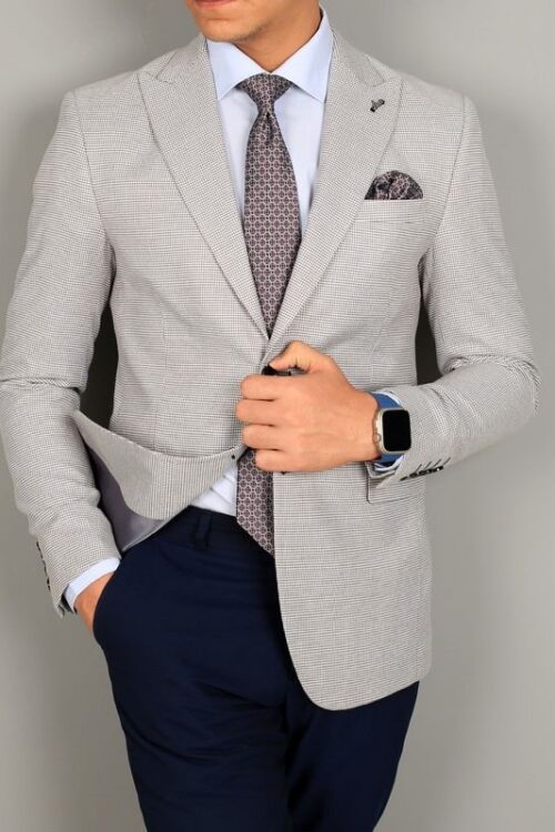 Smart Fit Grey Blazer