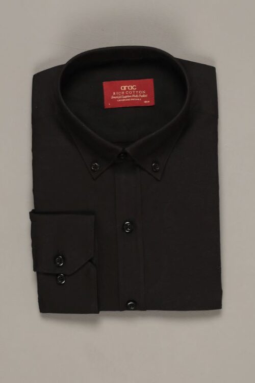 Smart Fit Black Shirt