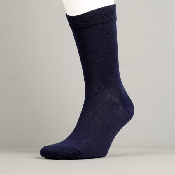 Navy Blue Cotton Socks