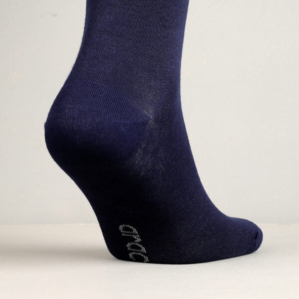 Navy Blue Cotton Socks - Image 2