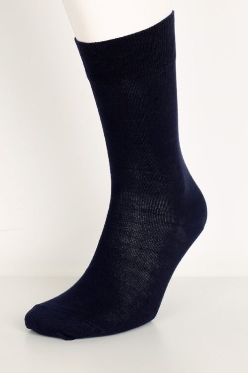 Navy Cotton Socks