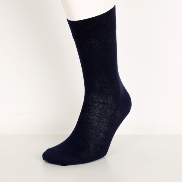 Navy Cotton Socks