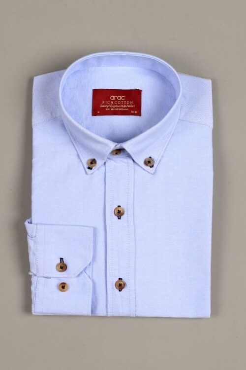 Smart Fit Sky Blue Shirt