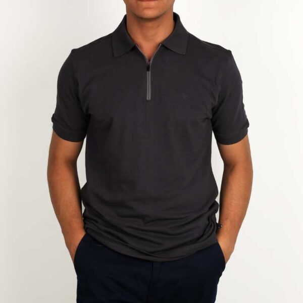 Smart Fit Dark Gray Polo T-Shirt