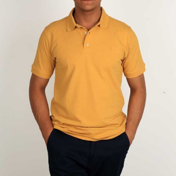 Smart Fit Yellow Polo T-Shirt