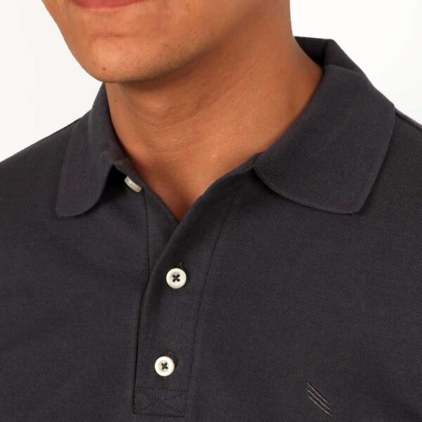 Smart Fit Dark Gray Polo T-Shirt - Image 4