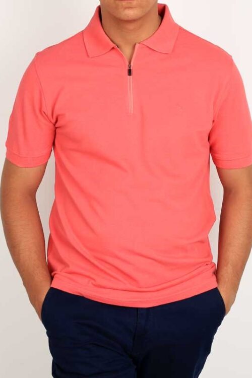 Smart Fit Pink Polo T-Shirt