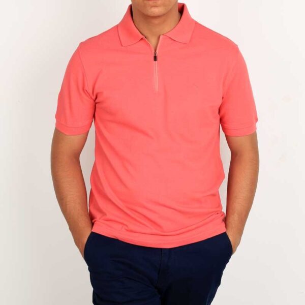 Smart Fit Pink Polo T-Shirt