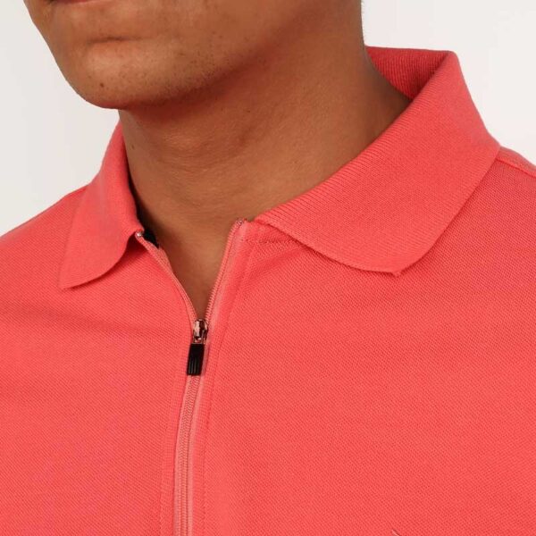 Smart Fit Pink Polo T-Shirt - Image 4