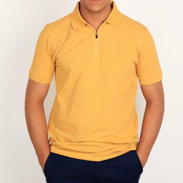 Smart Fit Yellow Polo T-Shirt