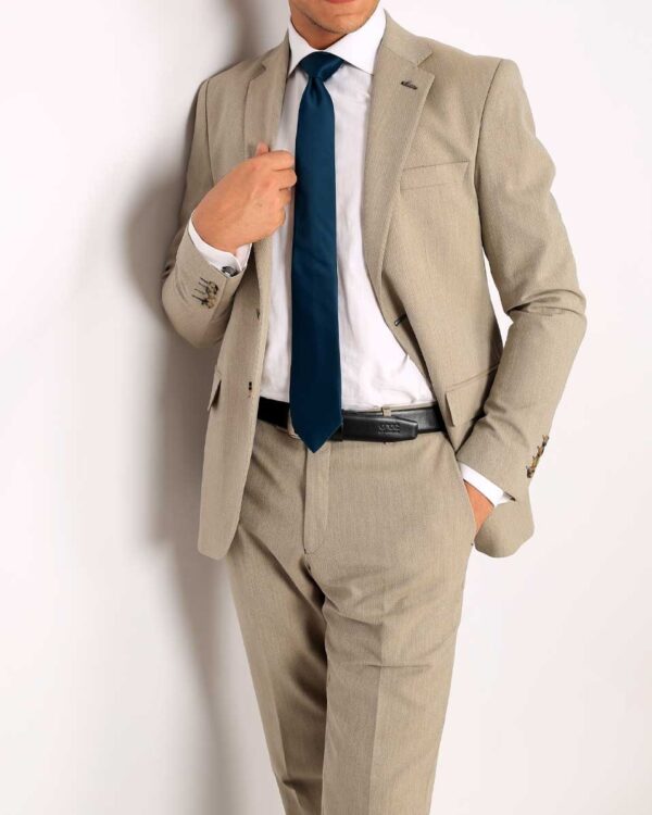 Smart Fit Beige Suit - Image 5