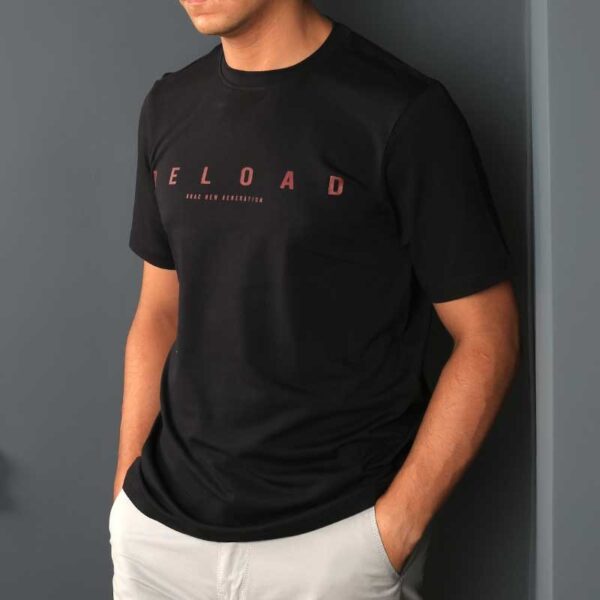 Smart Fit Black T-SHIRT - Image 2