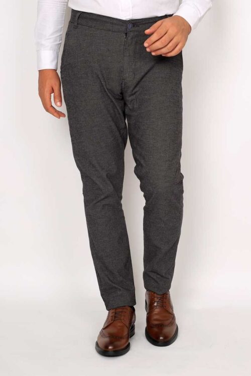 Smart Fit Grey Gabardine Pants