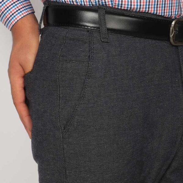 Smart Fit Grey Gabardine Pants - Image 3