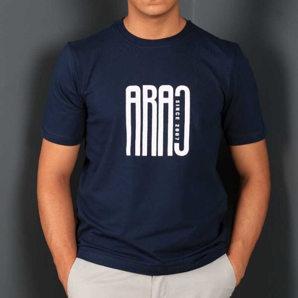 Smart Fit Navy Blue T-SHIRT