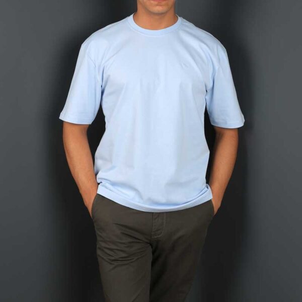 Smart Fit Sky blue Over Size T-SHIRT