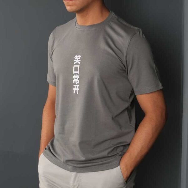 Smart Fit Grey T-SHIRT - Image 2