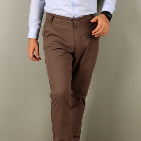 Smart Fit Brown Gabardine Pants