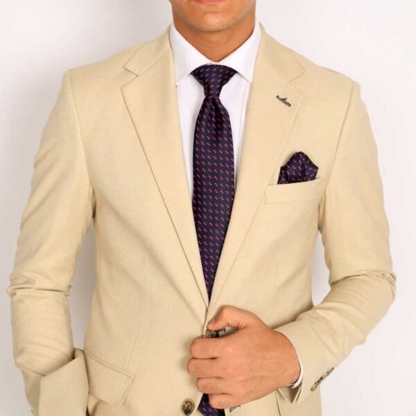 Smart Fit Beige Suit - Image 4