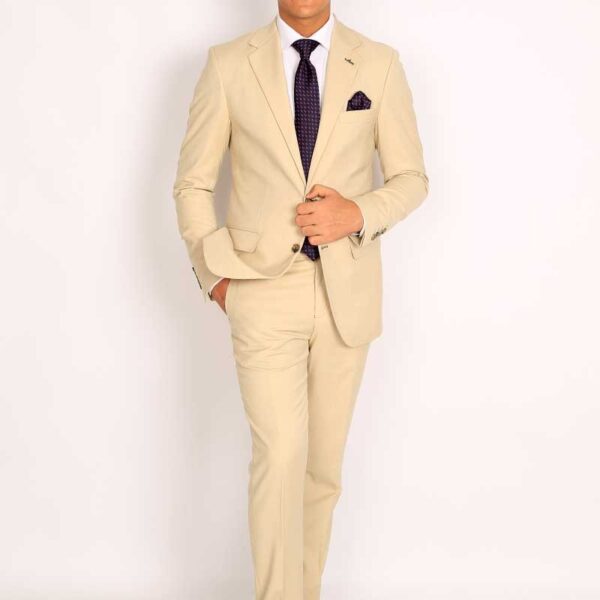 Smart Fit Beige Suit