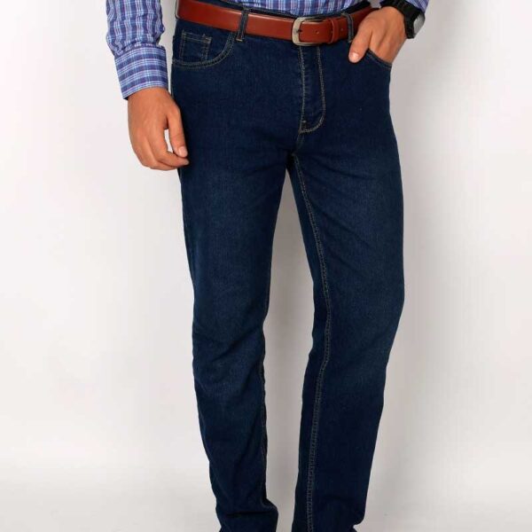 Smart Fit Navy Blue Jeans Pants - Image 2