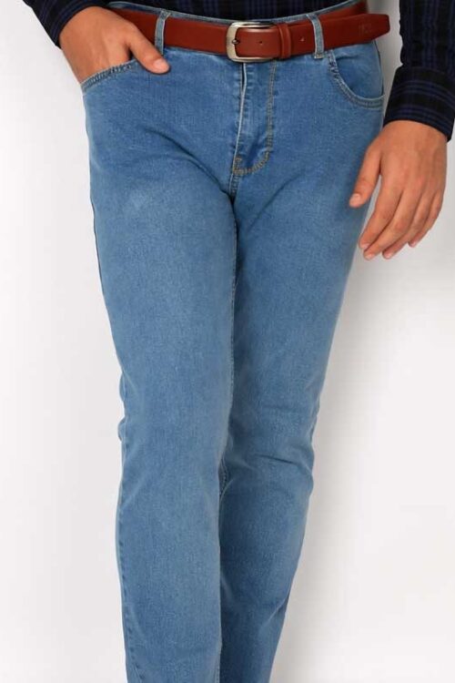 Smart Fit Sky Blue Jeans Pants