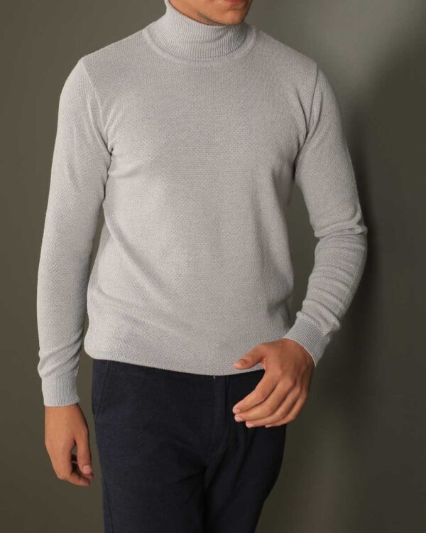 Smart Fit Gray Neck pullover - Image 6