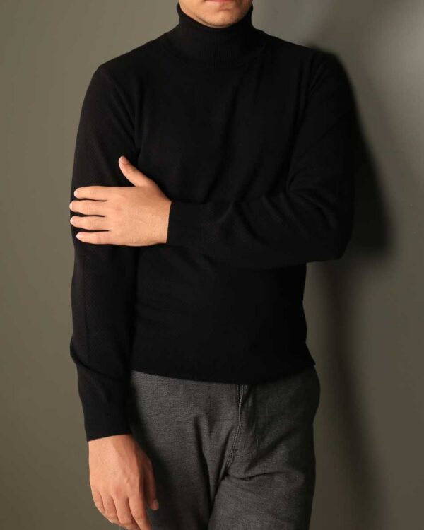 Smart Fit Black Neck pullover - Image 6