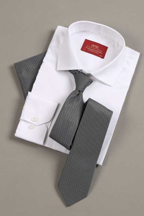 Premium Gray Tie