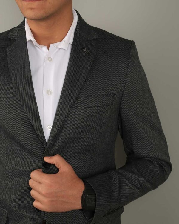 Smart Fit Dark Gray Blazer - Image 5