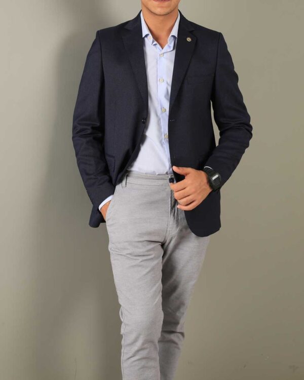 Smart Fit Navy Blue Blazer - Image 2