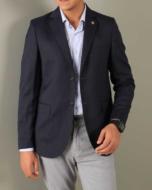 Smart Fit Navy Blue Blazer