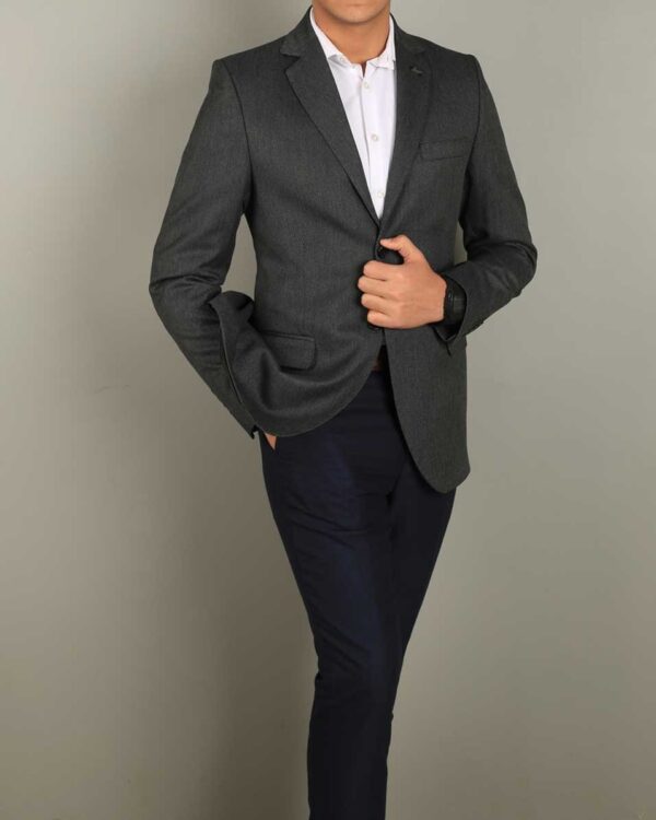 Smart Fit Dark Gray Blazer - Image 2